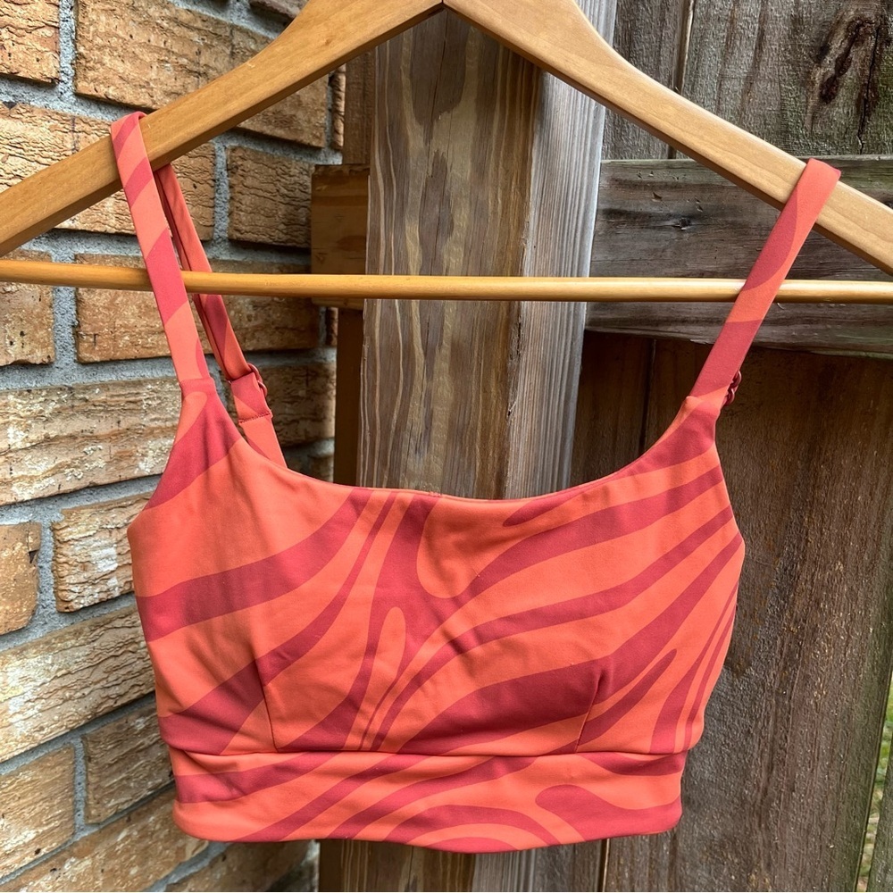 Balance Athletica Red and Orange Sports Bra